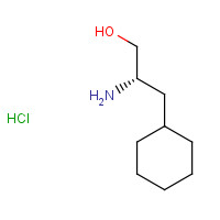117160-99-3 (2S)-2-amino-3-cyclohexylpropan-1-ol;hydrochloride chemical structure