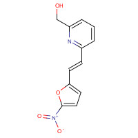 13411-16-0 [6-[(E)-2-(5-nitrofuran-2-yl)ethenyl]pyridin-2-yl]methanol chemical structure