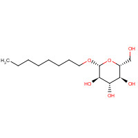 20018-03-5 (2R,3S,4S,5R,6R)-2-(hydroxymethyl)-6-octoxyoxane-3,4,5-triol chemical structure