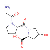 2239-67-0 (2S,4R)-1-[(2S)-1-(2-aminoacetyl)pyrrolidine-2-carbonyl]-4-hydroxypyrrolidine-2-carboxylic acid chemical structure
