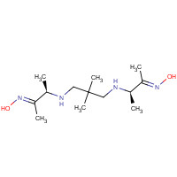 105613-48-7 (NE)-N-[(3R)-3-[[3-[[(2R,3E)-3-hydroxyiminobutan-2-yl]amino]-2,2-dimethylpropyl]amino]butan-2-ylidene]hydroxylamine chemical structure
