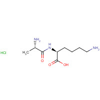 68973-27-3 (2S)-6-amino-2-[[(2S)-2-aminopropanoyl]amino]hexanoic acid;hydrochloride chemical structure