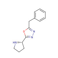 1253792-58-3 2-benzyl-5-[(2S)-pyrrolidin-2-yl]-1,3,4-oxadiazole chemical structure