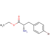 100129-12-2 ethyl (2S)-2-amino-3-(4-bromophenyl)propanoate chemical structure