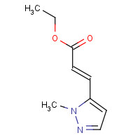 796845-48-2 ethyl (E)-3-(2-methylpyrazol-3-yl)prop-2-enoate chemical structure