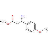 159848-76-7 methyl (3S)-3-amino-3-(4-methoxyphenyl)propanoate chemical structure