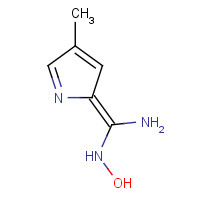 915229-90-2 N-[(Z)-amino-(4-methylpyrrol-2-ylidene)methyl]hydroxylamine chemical structure