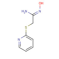 479080-09-6 N'-hydroxy-2-pyridin-2-ylsulfanylethanimidamide chemical structure