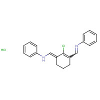 63857-00-1 N-[(E)-[2-chloro-3-(phenyliminomethyl)cyclohex-2-en-1-ylidene]methyl]aniline;hydrochloride chemical structure