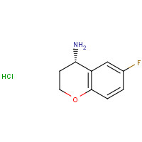 1260609-97-9 (4S)-6-fluoro-3,4-dihydro-2H-chromen-4-amine;hydrochloride chemical structure