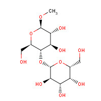 7216-69-5 (2S,3R,4S,5R,6R)-2-[(2R,3S,4R,5R,6R)-4,5-dihydroxy-2-(hydroxymethyl)-6-methoxyoxan-3-yl]oxy-6-(hydroxymethyl)oxane-3,4,5-triol chemical structure