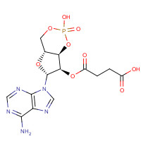 36940-87-1 4-[[(4aR,6R,7R,7aR)-6-(6-aminopurin-9-yl)-2-hydroxy-2-oxo-4a,6,7,7a-tetrahydro-4H-furo[3,2-d][1,3,2]dioxaphosphinin-7-yl]oxy]-4-oxobutanoic acid chemical structure