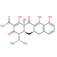 808-26-4 (4S,4aS,5aR,12aR)-4-(dimethylamino)-1,10,11,12a-tetrahydroxy-3,12-dioxo-4a,5,5a,6-tetrahydro-4H-tetracene-2-carboxamide chemical structure