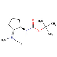 1033244-88-0 tert-butyl N-[(1R,2R)-2-(dimethylamino)cyclopentyl]carbamate chemical structure