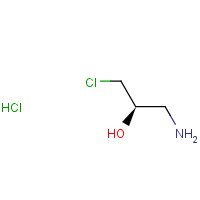 34839-14-0 (2R)-1-amino-3-chloropropan-2-ol;hydrochloride chemical structure