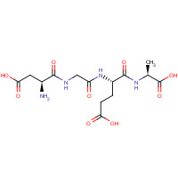 134580-64-6 (4S)-4-[[2-[[(2S)-2-amino-3-carboxypropanoyl]amino]acetyl]amino]-5-[[(1S)-1-carboxyethyl]amino]-5-oxopentanoic acid chemical structure