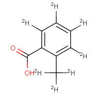 207742-73-2 2,3,4,5-tetradeuterio-6-(trideuteriomethyl)benzoic acid chemical structure