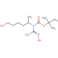 724445-97-0 tert-butyl N-[(E)-N'-hydroxycarbamimidoyl]-N-(6-hydroxyhexan-2-yl)carbamate chemical structure