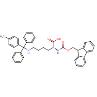 198544-94-4 (2R)-2-(9H-fluoren-9-ylmethoxycarbonylamino)-6-[[(4-methylphenyl)-diphenylmethyl]amino]hexanoic acid chemical structure