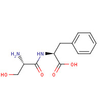 16875-28-8 (2S)-2-[[(2S)-2-amino-3-hydroxypropanoyl]amino]-3-phenylpropanoic acid chemical structure