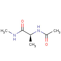 19701-83-8 (2S)-2-acetamido-N-methylpropanamide chemical structure