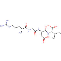 93674-99-8 (2S)-2-[[(2S)-2-[[2-[[(2S)-2-amino-5-(diaminomethylideneamino)pentanoyl]amino]acetyl]amino]-3-carboxypropanoyl]amino]-3-methylbutanoic acid chemical structure
