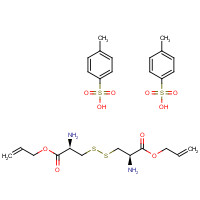 142601-71-6 4-methylbenzenesulfonic acid;prop-2-enyl (2R)-2-amino-3-[[(2R)-2-amino-3-oxo-3-prop-2-enoxypropyl]disulfanyl]propanoate chemical structure