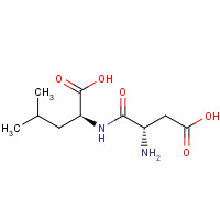 3062-14-4 (2S)-2-[[(2S)-2-amino-3-carboxypropanoyl]amino]-4-methylpentanoic acid chemical structure