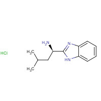 1235643-62-5 (1R)-1-(1H-benzimidazol-2-yl)-3-methylbutan-1-amine;hydrochloride chemical structure