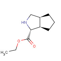 864185-81-9 ethyl (3R,3aR,6aS)-1,2,3,3a,4,5,6,6a-octahydrocyclopenta[c]pyrrole-3-carboxylate chemical structure