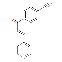 159429-65-9 4-[(E)-3-pyridin-4-ylprop-2-enoyl]benzonitrile chemical structure