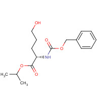 176237-44-8 propan-2-yl (2S)-5-hydroxy-2-(phenylmethoxycarbonylamino)pentanoate chemical structure