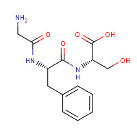 23828-14-0 (2S)-2-[[(2S)-2-[(2-aminoacetyl)amino]-3-phenylpropanoyl]amino]-3-hydroxypropanoic acid chemical structure
