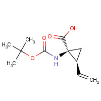 259221-77-7 (1S,2S)-2-ethenyl-1-[(2-methylpropan-2-yl)oxycarbonylamino]cyclopropane-1-carboxylic acid chemical structure