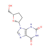 132194-28-6 9-[(2R,5S)-5-(hydroxymethyl)oxolan-2-yl]-3H-purine-2,6-dione chemical structure