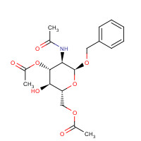 33639-73-5 [(2R,3S,4R,5R,6S)-5-acetamido-4-acetyloxy-3-hydroxy-6-phenylmethoxyoxan-2-yl]methyl acetate chemical structure