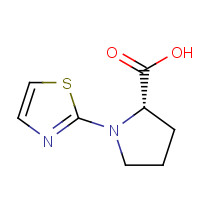 1104577-35-6 (2S)-1-(1,3-thiazol-2-yl)pyrrolidine-2-carboxylic acid chemical structure