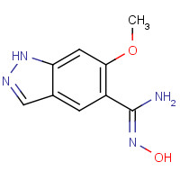 1312008-92-6 N'-hydroxy-6-methoxy-1H-indazole-5-carboximidamide chemical structure