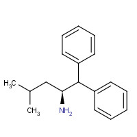 233772-40-2 (2S)-4-methyl-1,1-diphenylpentan-2-amine chemical structure