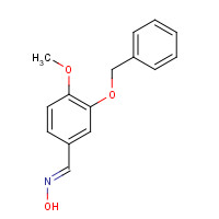 55667-17-9 (NE)-N-[(4-methoxy-3-phenylmethoxyphenyl)methylidene]hydroxylamine chemical structure