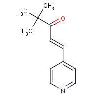 58344-36-8 (E)-4,4-dimethyl-1-pyridin-4-ylpent-1-en-3-one chemical structure