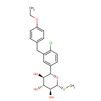 1018899-04-1 (2S,3R,4R,5S,6R)-2-[4-chloro-3-[(4-ethoxyphenyl)methyl]phenyl]-6-methylsulfanyloxane-3,4,5-triol chemical structure