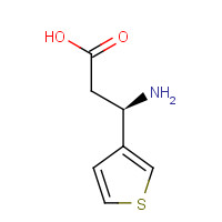 760941-22-8 (3R)-3-amino-3-thiophen-3-ylpropanoic acid chemical structure