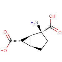 176199-48-7 (1S,2S,5R,6S)-2-aminobicyclo[3.1.0]hexane-2,6-dicarboxylic acid chemical structure