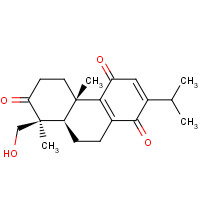 142937-50-6 (4bS,8S,8aR)-8-(hydroxymethyl)-4b,8-dimethyl-2-propan-2-yl-6,8a,9,10-tetrahydro-5H-phenanthrene-1,4,7-trione chemical structure