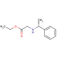 66512-37-6 ethyl 2-[[(1R)-1-phenylethyl]amino]acetate chemical structure