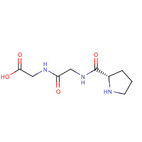 7561-25-3 2-[[2-[[(2S)-pyrrolidine-2-carbonyl]amino]acetyl]amino]acetic acid chemical structure