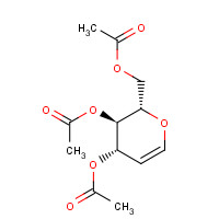 63640-41-5 [(2S,3R,4S)-3,4-diacetyloxy-3,4-dihydro-2H-pyran-2-yl]methyl acetate chemical structure