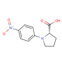 122092-18-6 (2S)-1-(4-nitrophenyl)pyrrolidine-2-carboxylic acid chemical structure