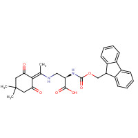 210830-03-8 (2R)-3-[1-(4,4-dimethyl-2,6-dioxocyclohexylidene)ethylamino]-2-(9H-fluoren-9-ylmethoxycarbonylamino)propanoic acid chemical structure